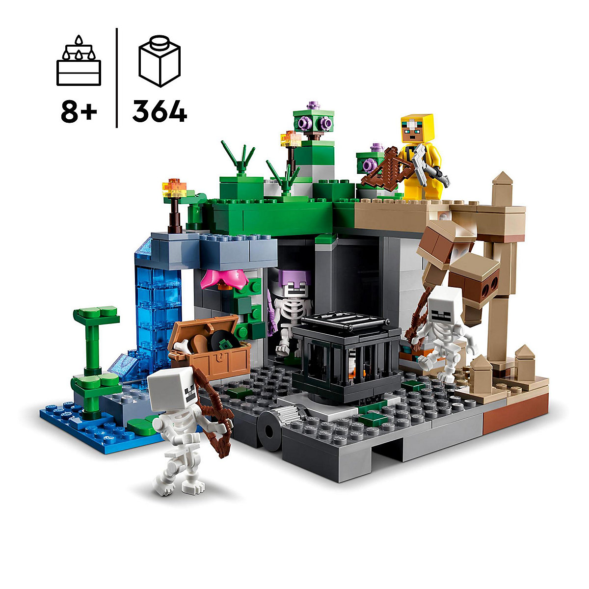 LEGO® Minecraft 21189 Das Skelettverlies