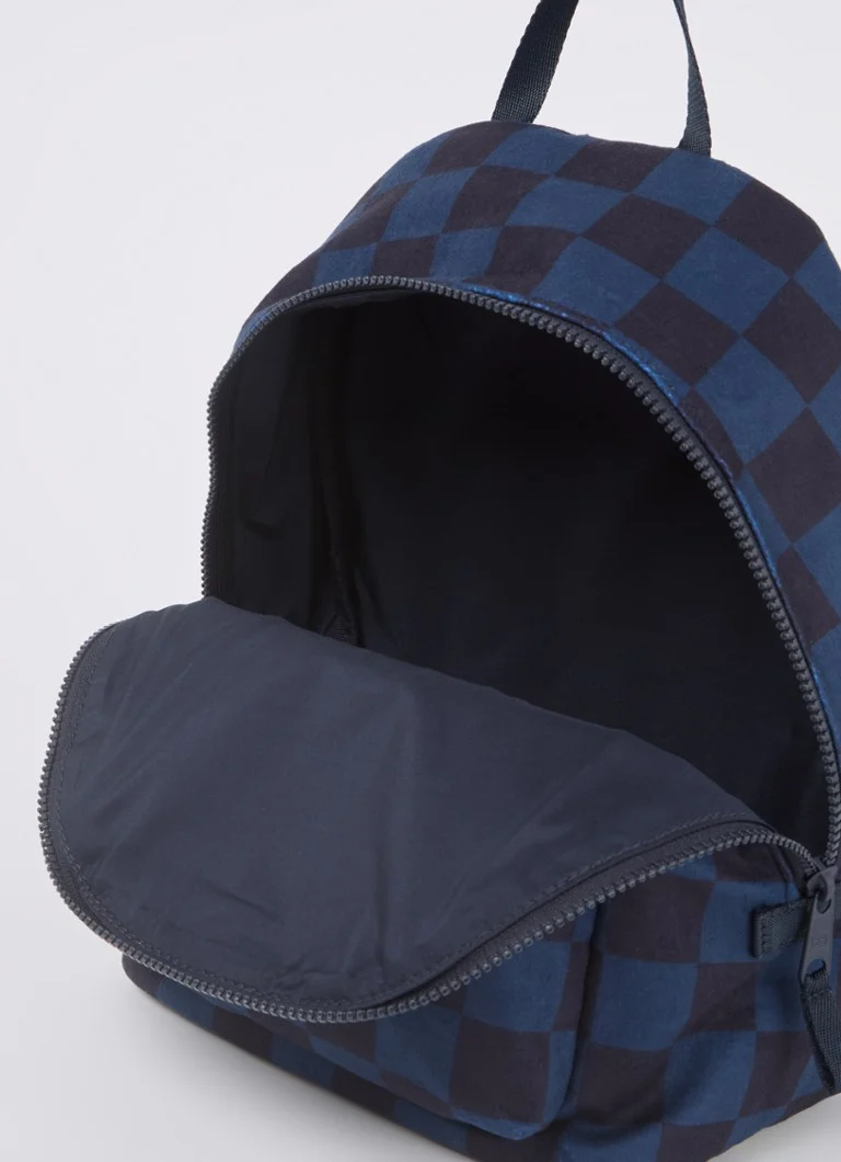 Rucsac Tommy Hilfiger cu imprimeu în carouri și logo brodat.