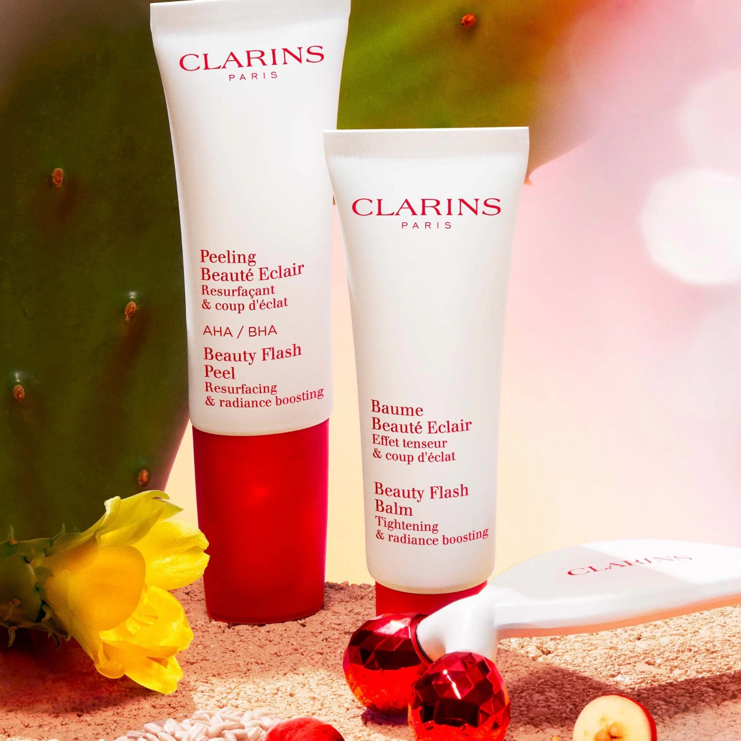 Clarins Beauty Flash Peeling pre úľavu od únavy a zvýšenie žiarivosti pleti