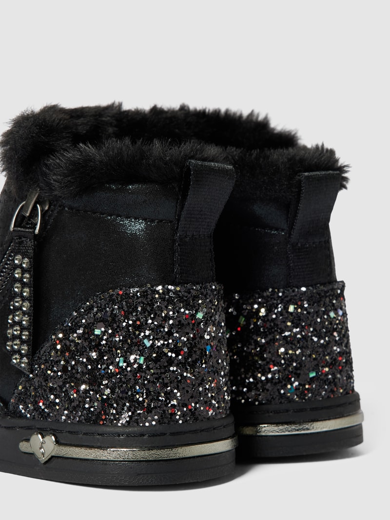 Boots mit Ziersteinen Modell 'SHOUTOUTS' in schwarz