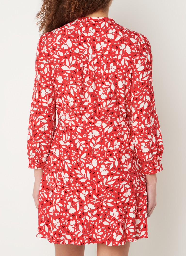 Abito corto a blusa Erin di Hobbs con stampa floreale e cintura da annodare