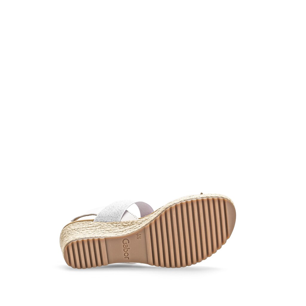 Gabor comfort Keilsandalette weiß