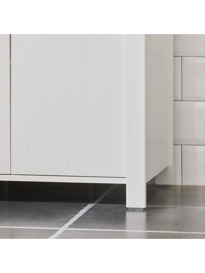 SoBuy Waschbeckenunterschrank in Weiß - (B)60 x (H)65,5 x (T)34cm günstig kaufen onesize