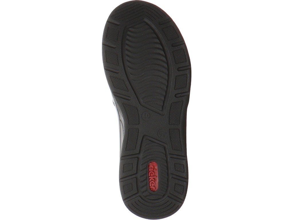 RIEKER Komfort Slipper schwarz