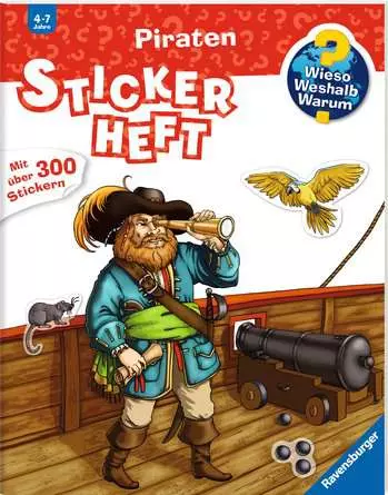 Ravensburger Wieso? Weshalb? Warum? Stickerheft: Piraten