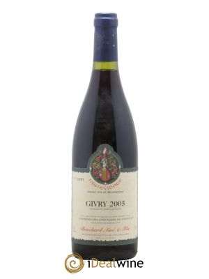 Givry Bouchard Ainé & Fils Tastevinage 2005 - Lot de 1 Bouteille