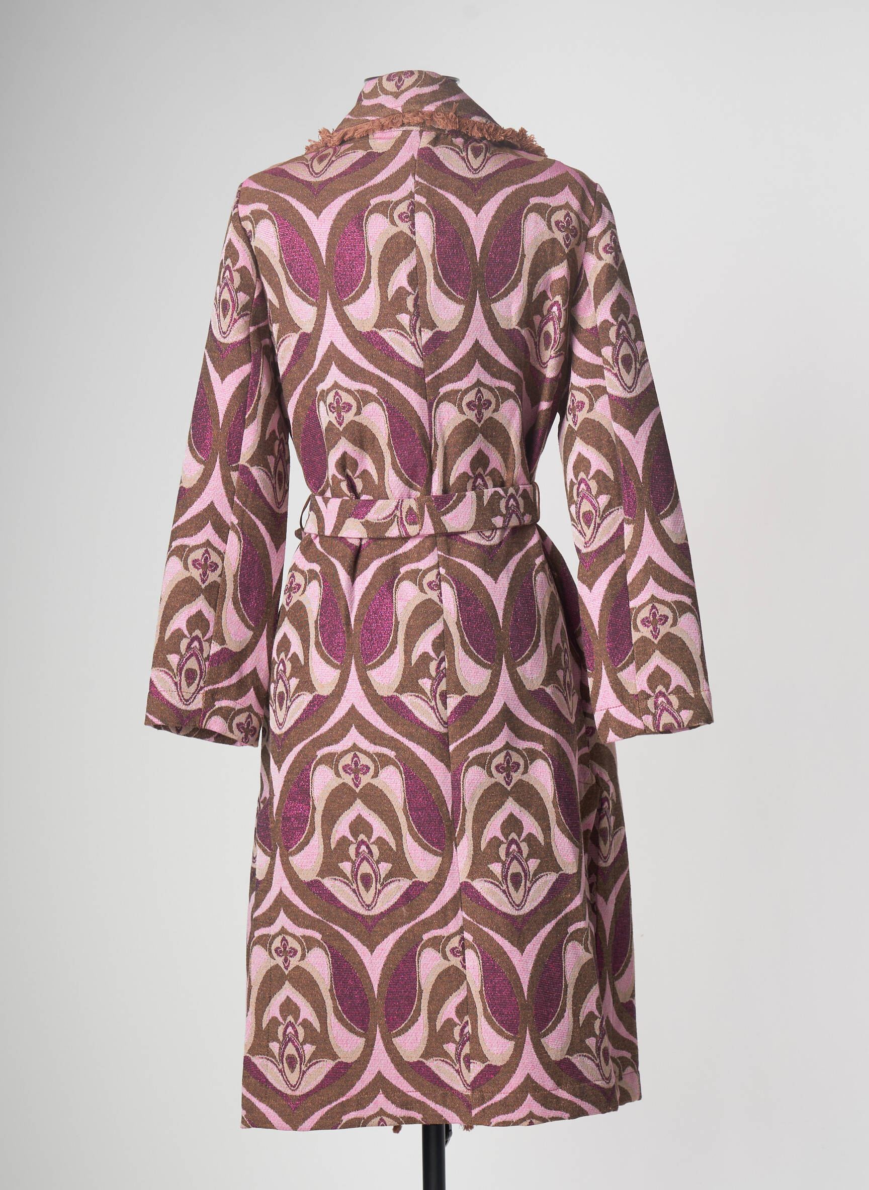 Angela Davis Manteaux Longs Femme couleur rose