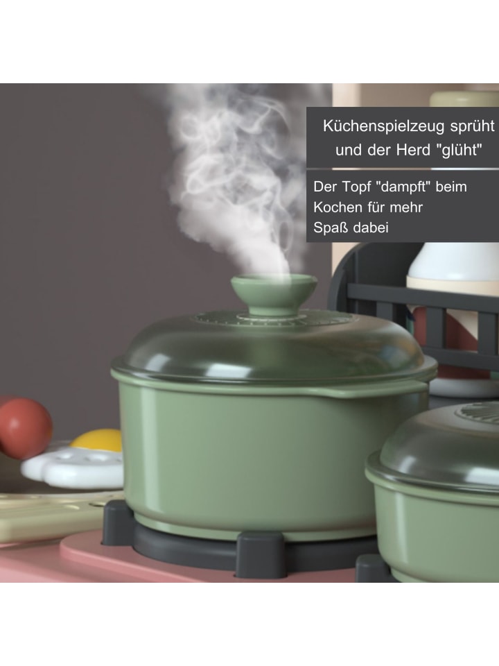 Coemo Kinderküche Jasmin Spielküche mit viel Zubehör - ab 3 Jahren in Grau günstig kaufen onesize
