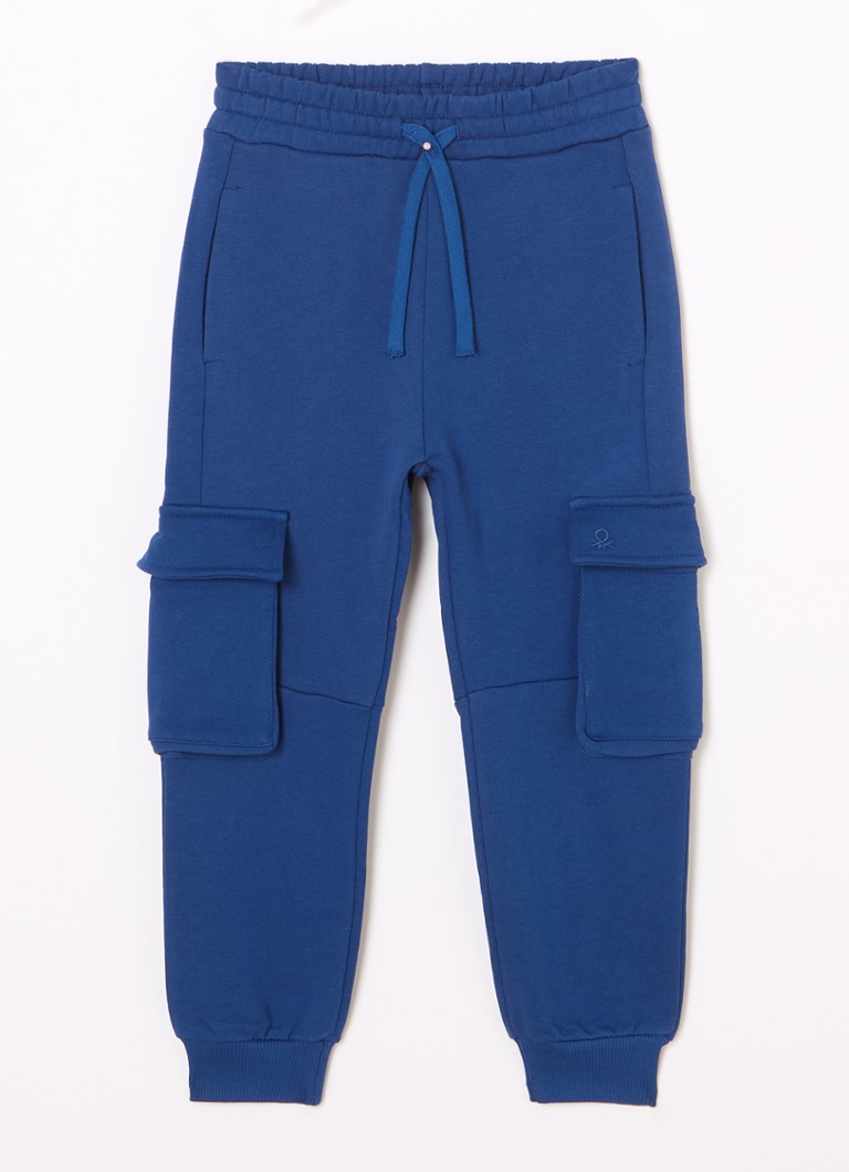 Pantaloni de trening Benetton cu croială conică pe picioare și buzunare aplicate.