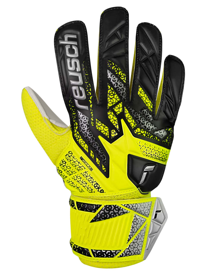 Reusch Torwarthandschuhe Attrakt Solid Junior in 2014 safe yellow/silver günstig kaufen