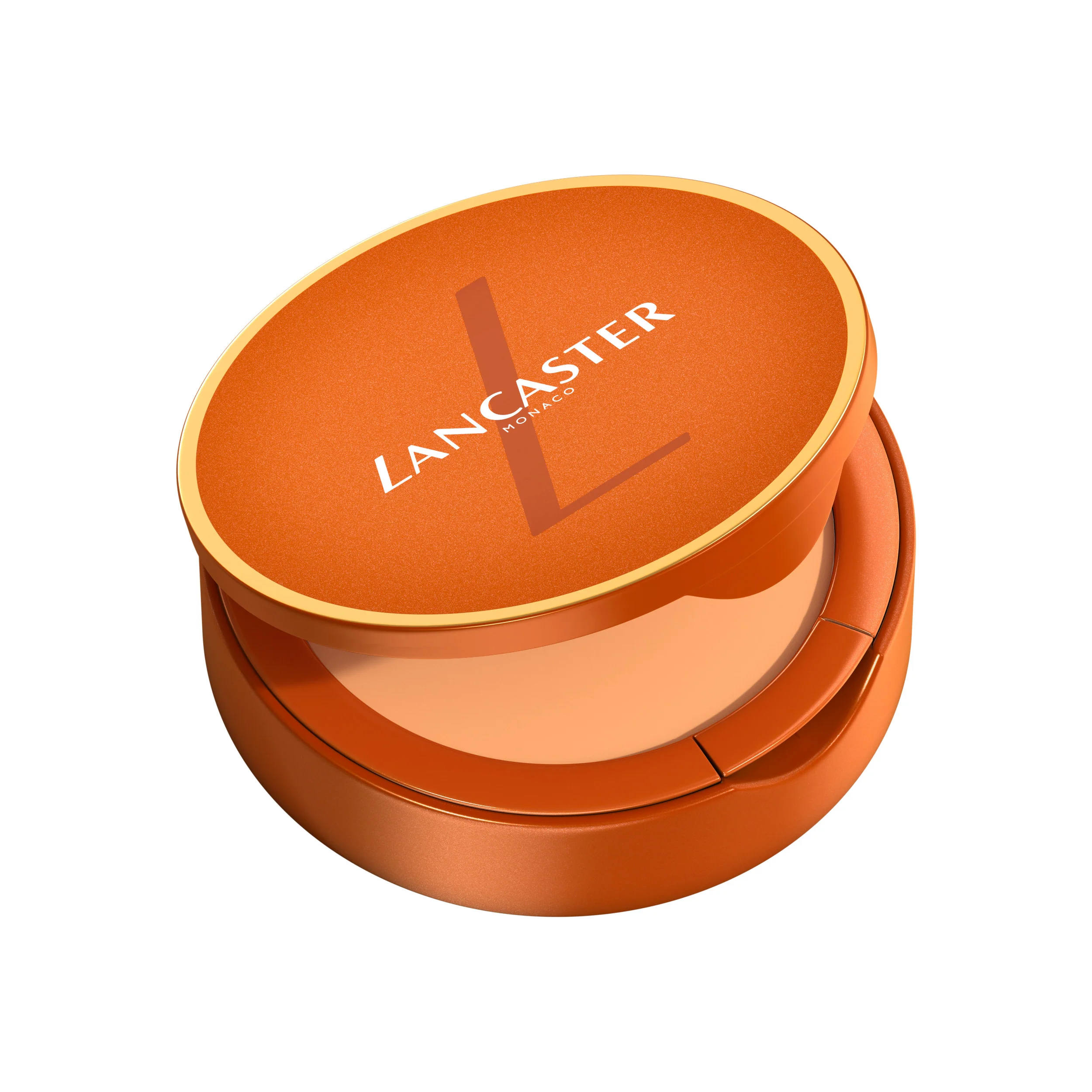 Lancaster Make-up Infinite Bronze tonirana kompaktna krema za zaštitu od sunca SPF50 - Šminka za lice od sunca, kompaktni puder, kremasti puder, highlighteri i highlighteri
