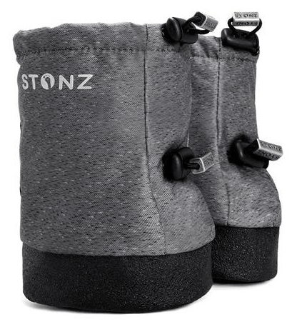 Stonz ~ Baby Booties ~ Heather Grey