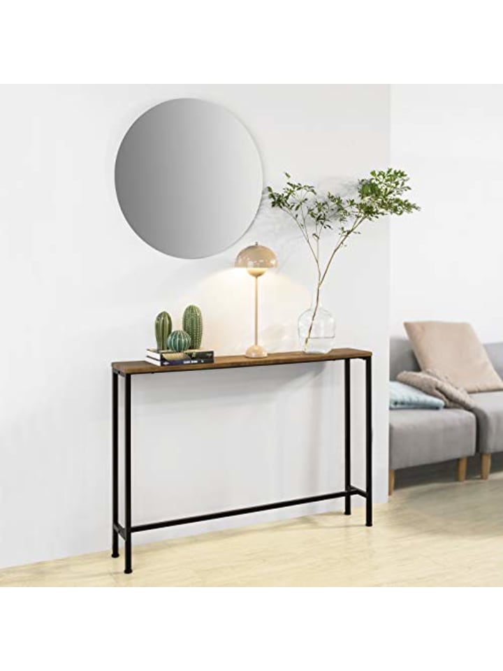 SoBuy Konsolentisch in Braun und Schwarz - (B)120 x (H)80 x (T)20cm günstig kaufen onesize