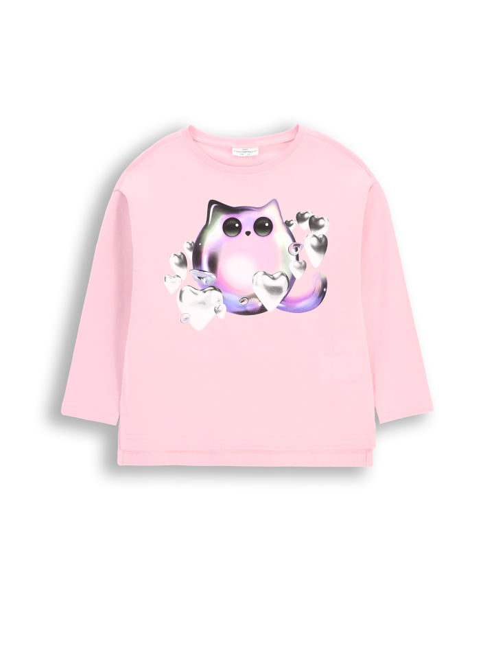 Coccodrillo Langarm-T-Shirt in rosa günstig kaufen