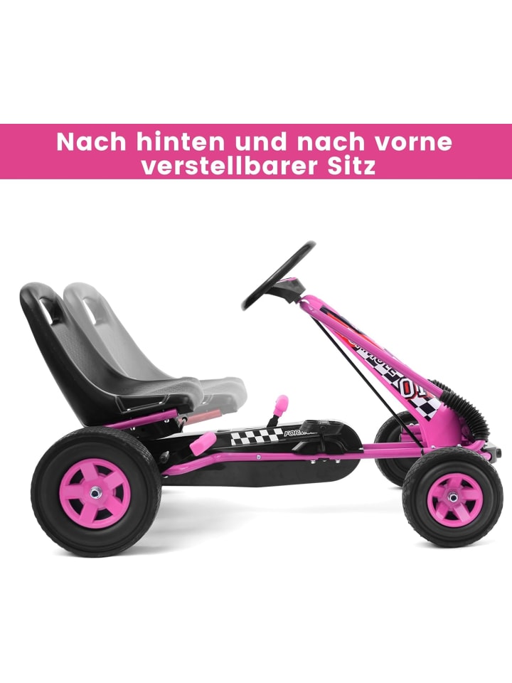 COSTWAY Gokart ab 3 Jahren in Rosa günstig kaufen onesize