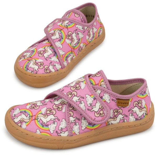 Froddo ~ LowCut Canvas vegan ~ White Pink / Unicorn
