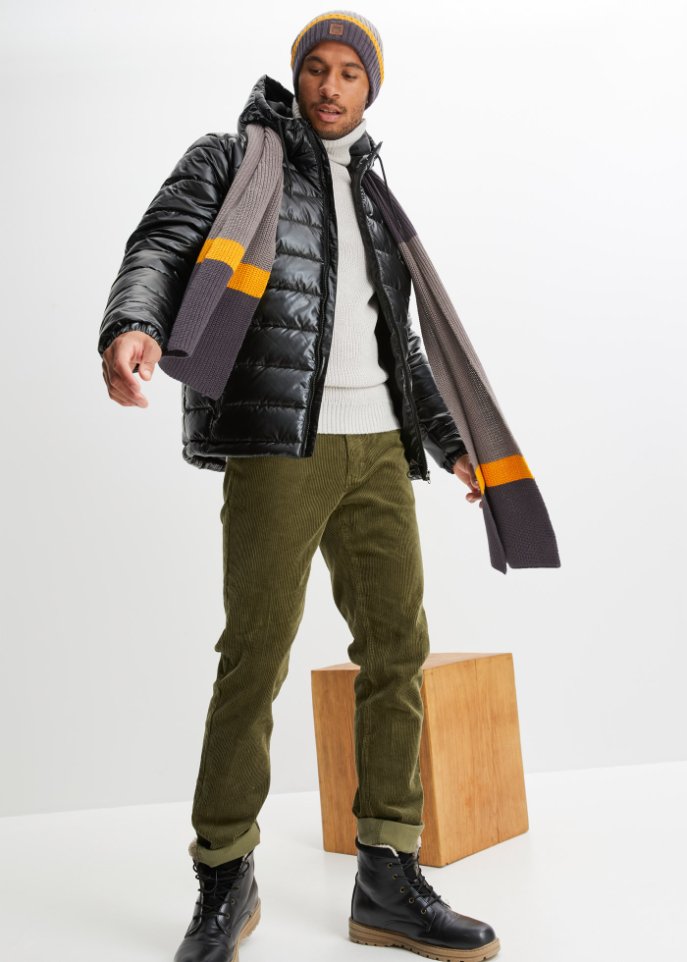 Steppjacke mit Kapuze