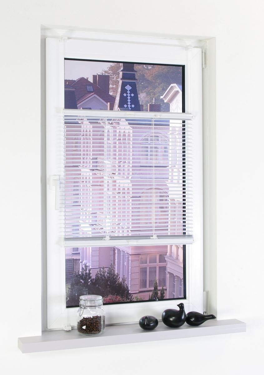 Bella Casa Klemmfix Jalousie verspannt aus Aluminium, 50 x 130 cm (Breite x Höhe), weiß