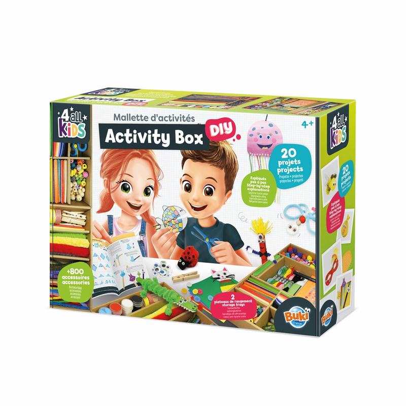 Mallette d'activités de loisirs créatifs, Buki