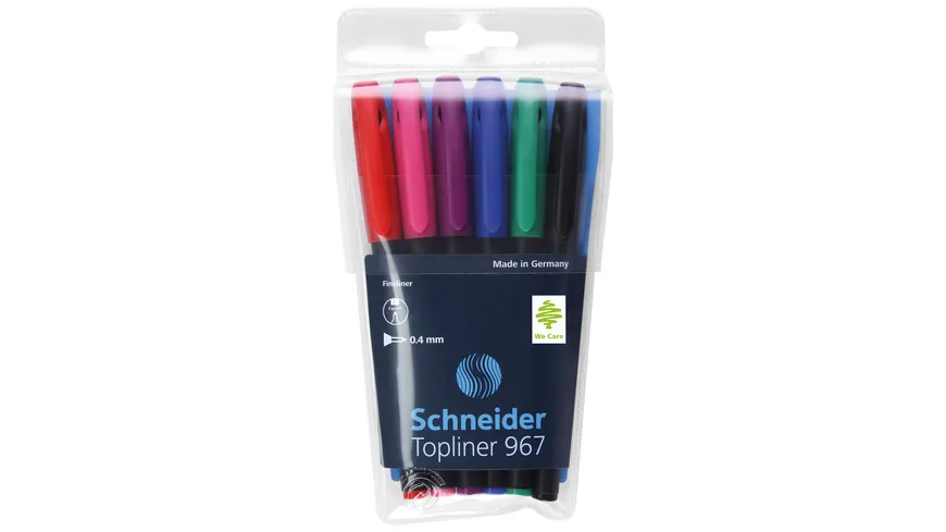 Schneider Fineliner 967 6er Etui