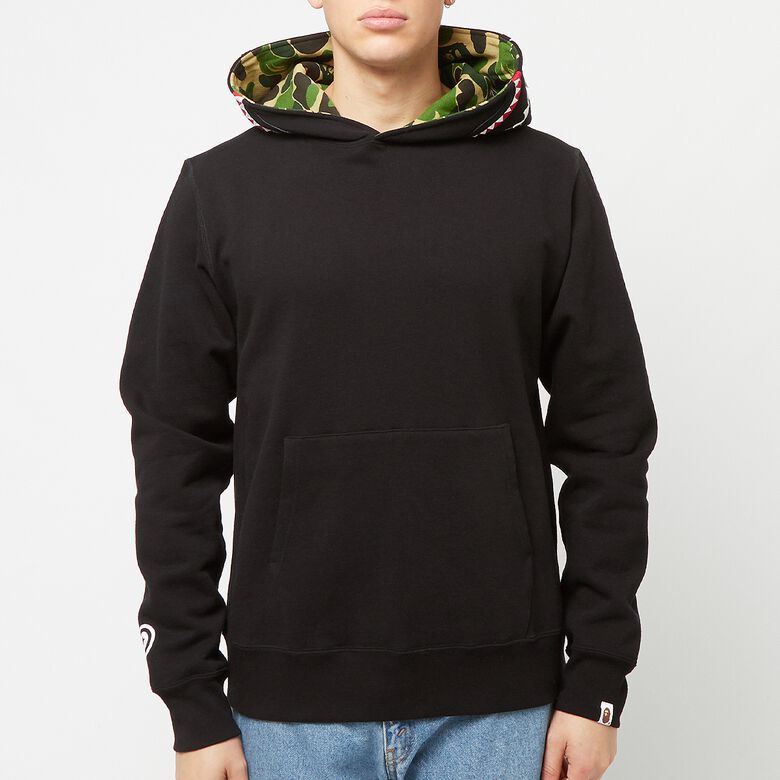 A Bathing Ape Shark Pullover Hoodie M black