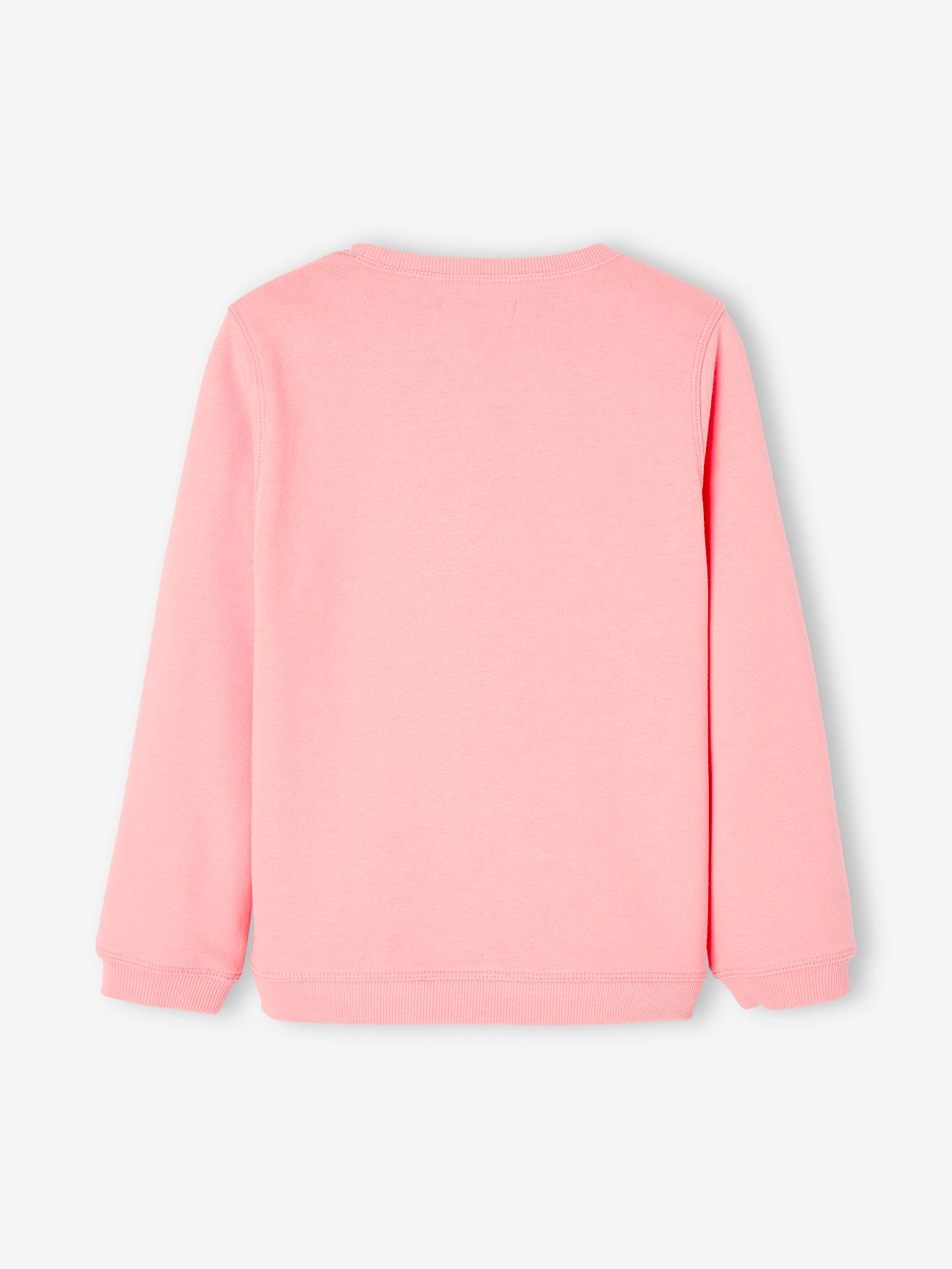 Sweat Basics motifs détails irisés fille prune