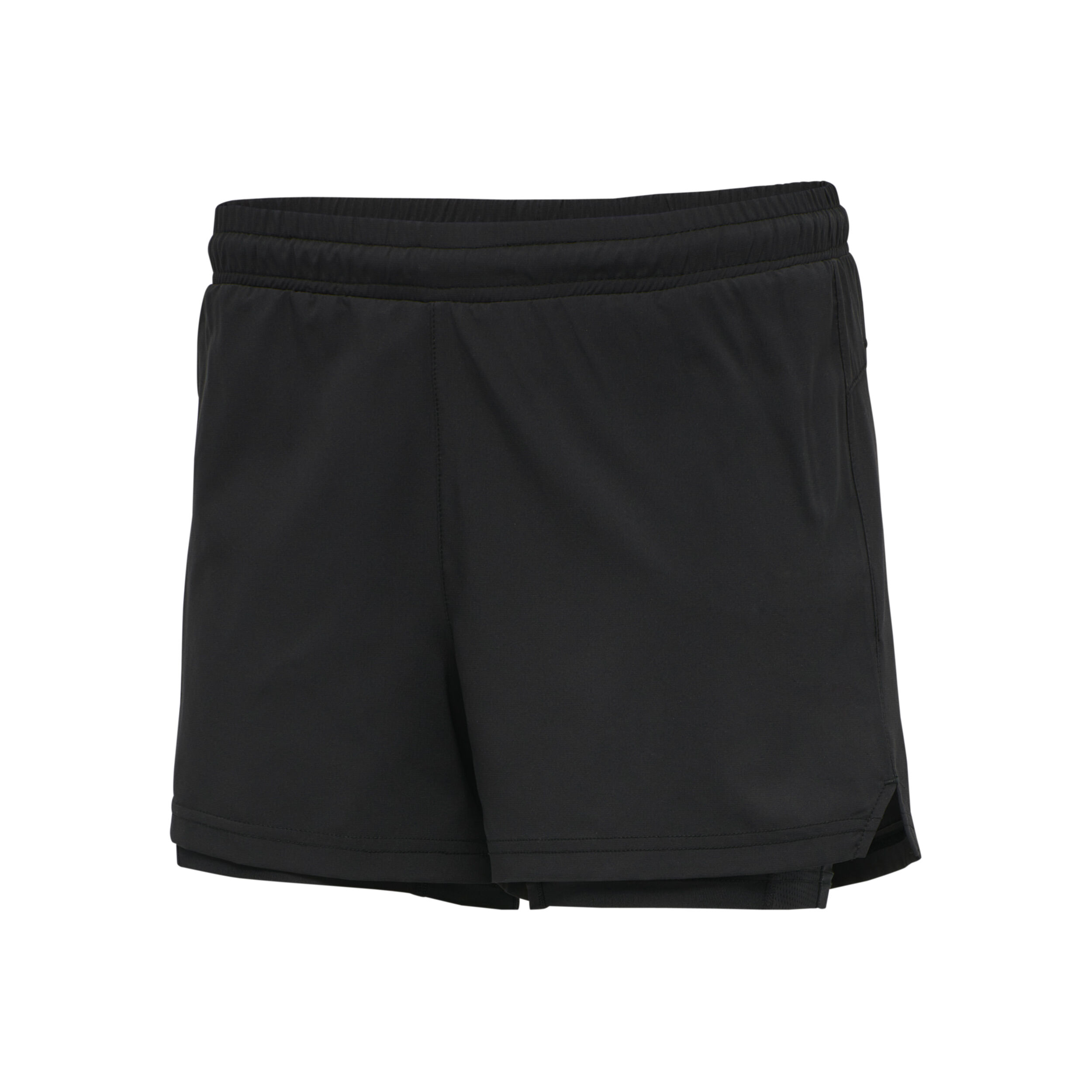 2in1 Shorts Damen - Schwarz