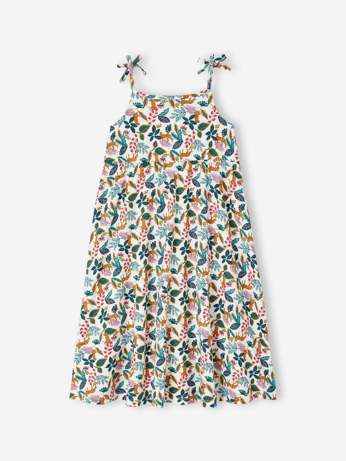 Vertbaudet Mädchen Trägerkleid Oeko-Tex - wollweiß