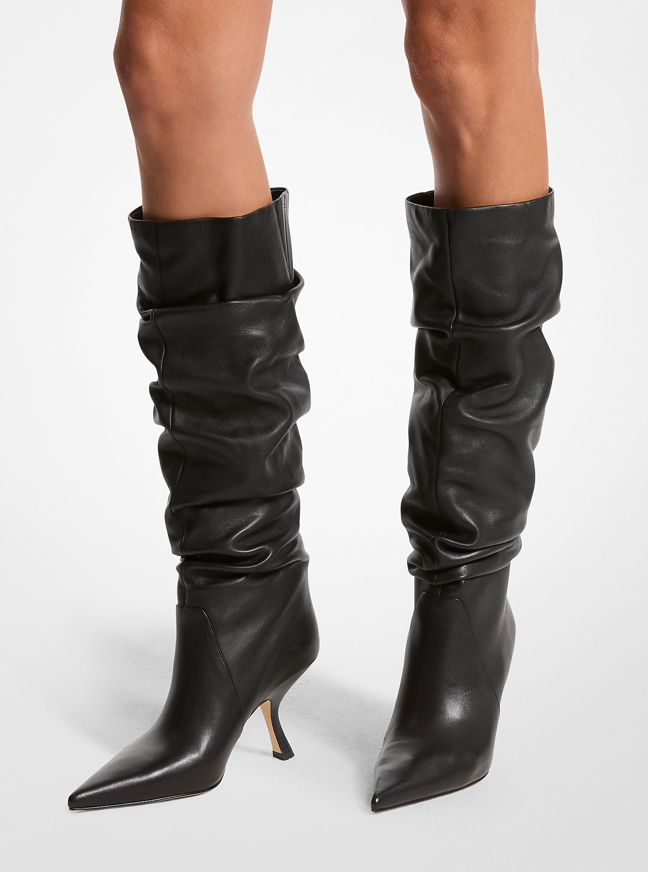 Luna Leather Boot - BLACK