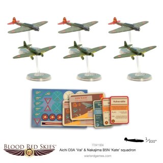 Blood Red Skies: Aichi D3A 'Val' & Nakajima B5N 'Kate' squadron (EN)