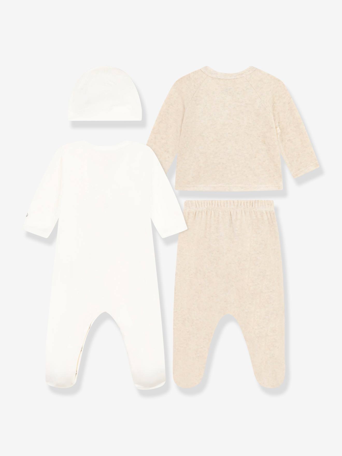 Petit Bateau 4-teiliges Baby-Set PETIT BATEAU - grau meliert