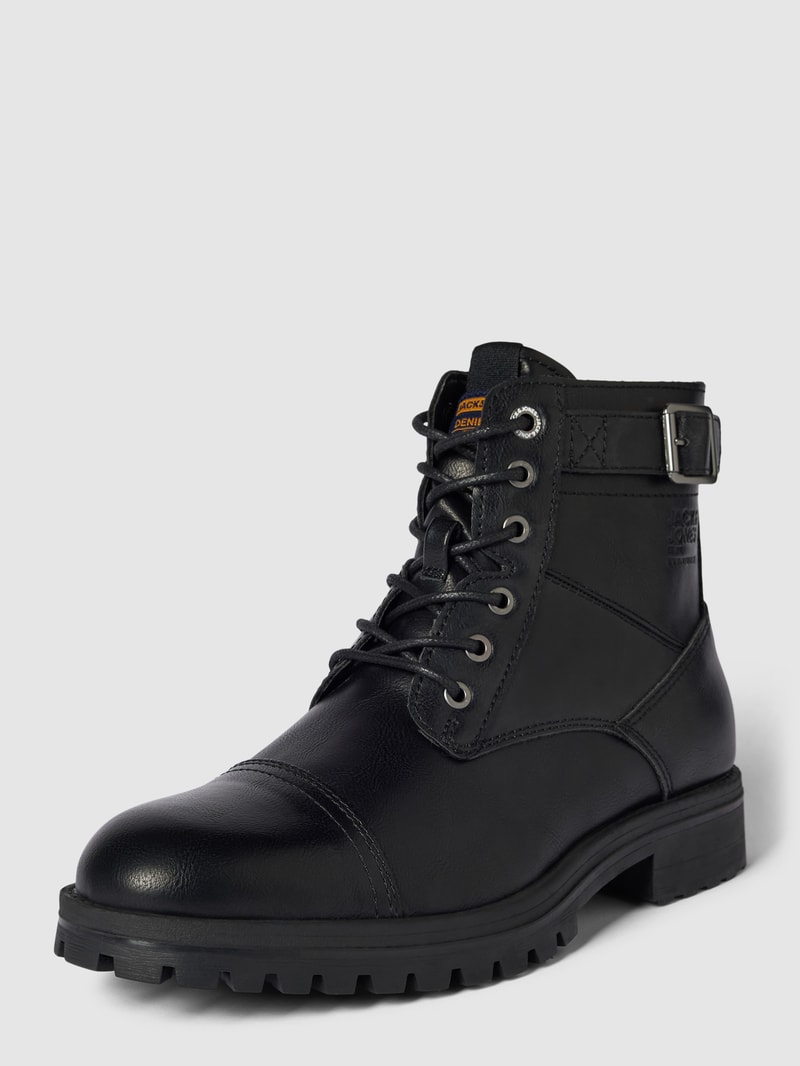 Boots aus Leder Modell 'FWELTON' in schwarz