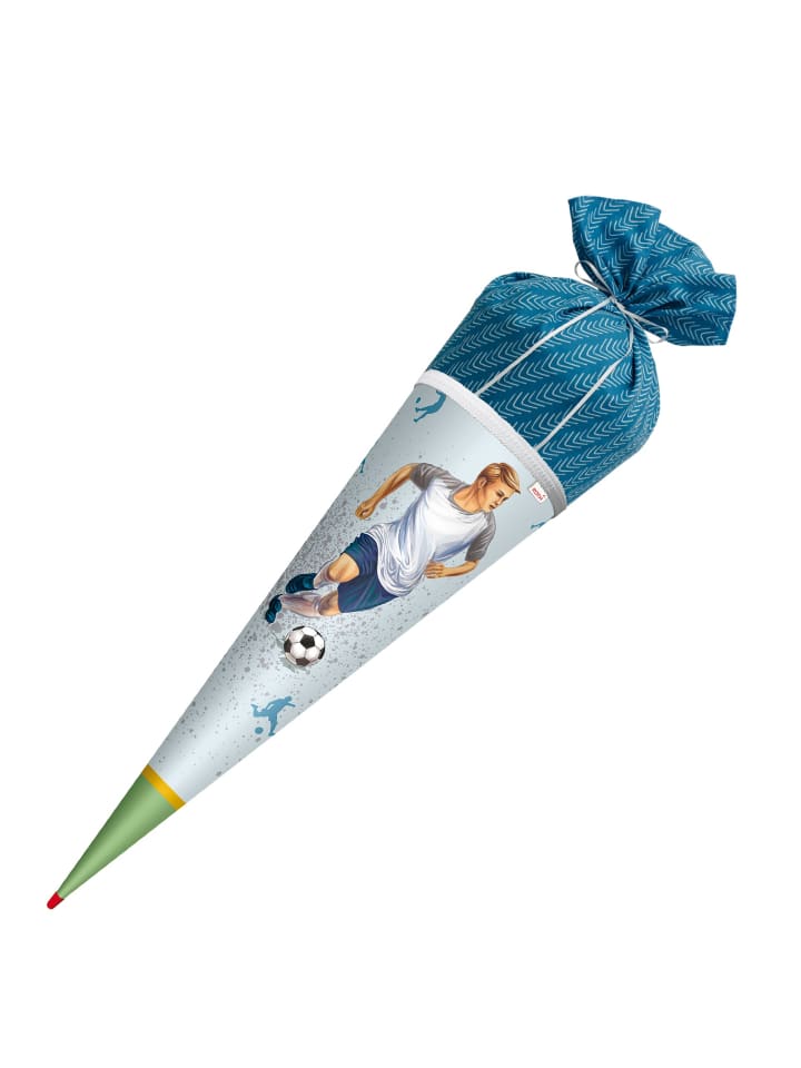 ROTH Schultüte Lieblingsstück Traumtor 70 cm, Stoffverschluss in Grün günstig kaufen onesize