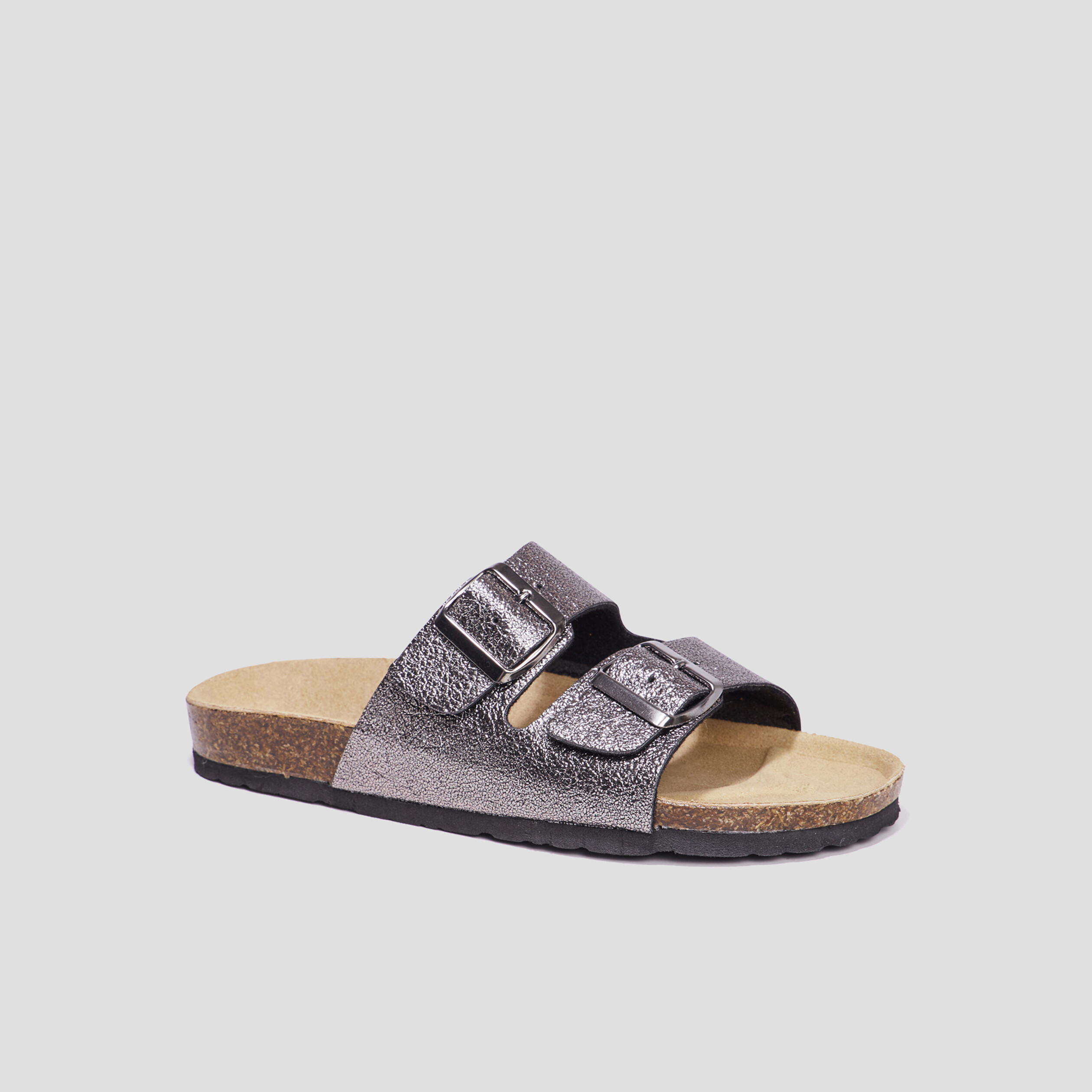 Mules gris foncé femme | La Halle