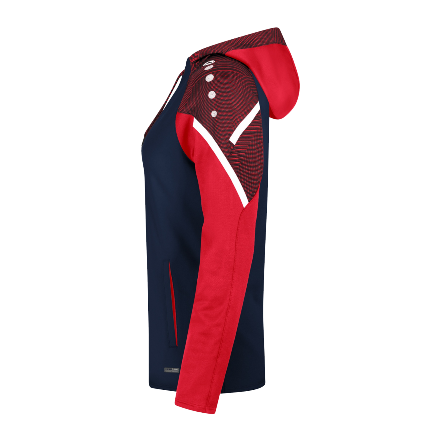JAKO Performance Hoody Damen Blau Rot F909