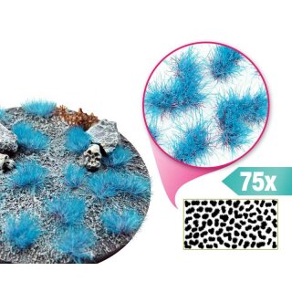 Martian Fluor Tufts: Neon Stitch Blue