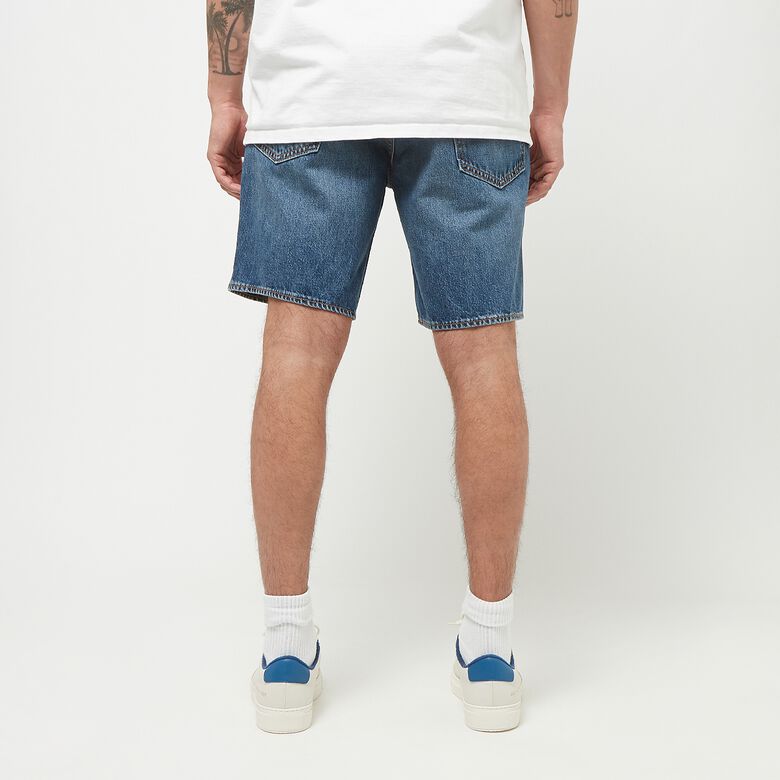 Levi's 468 Stay Loose Shorts dark indigo worn in
