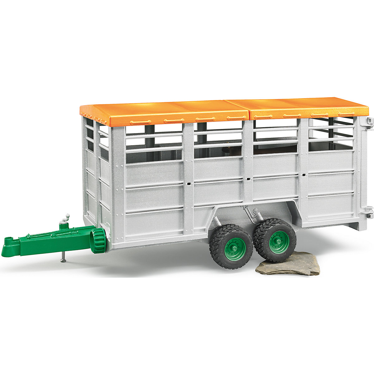 Viehtransportanhänger mit 1 Kuh