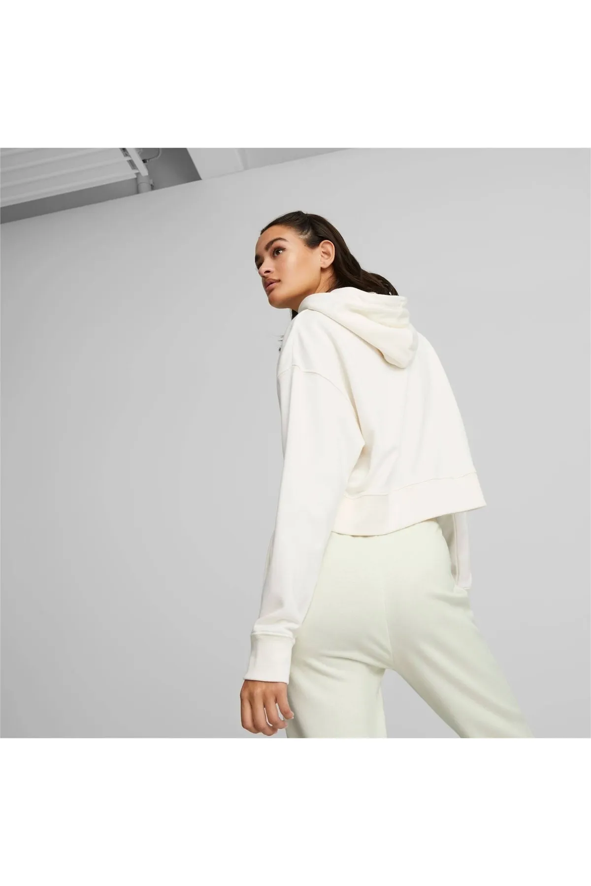 Puma  Sport-Sweatshirt - Ecru - Regular Fit