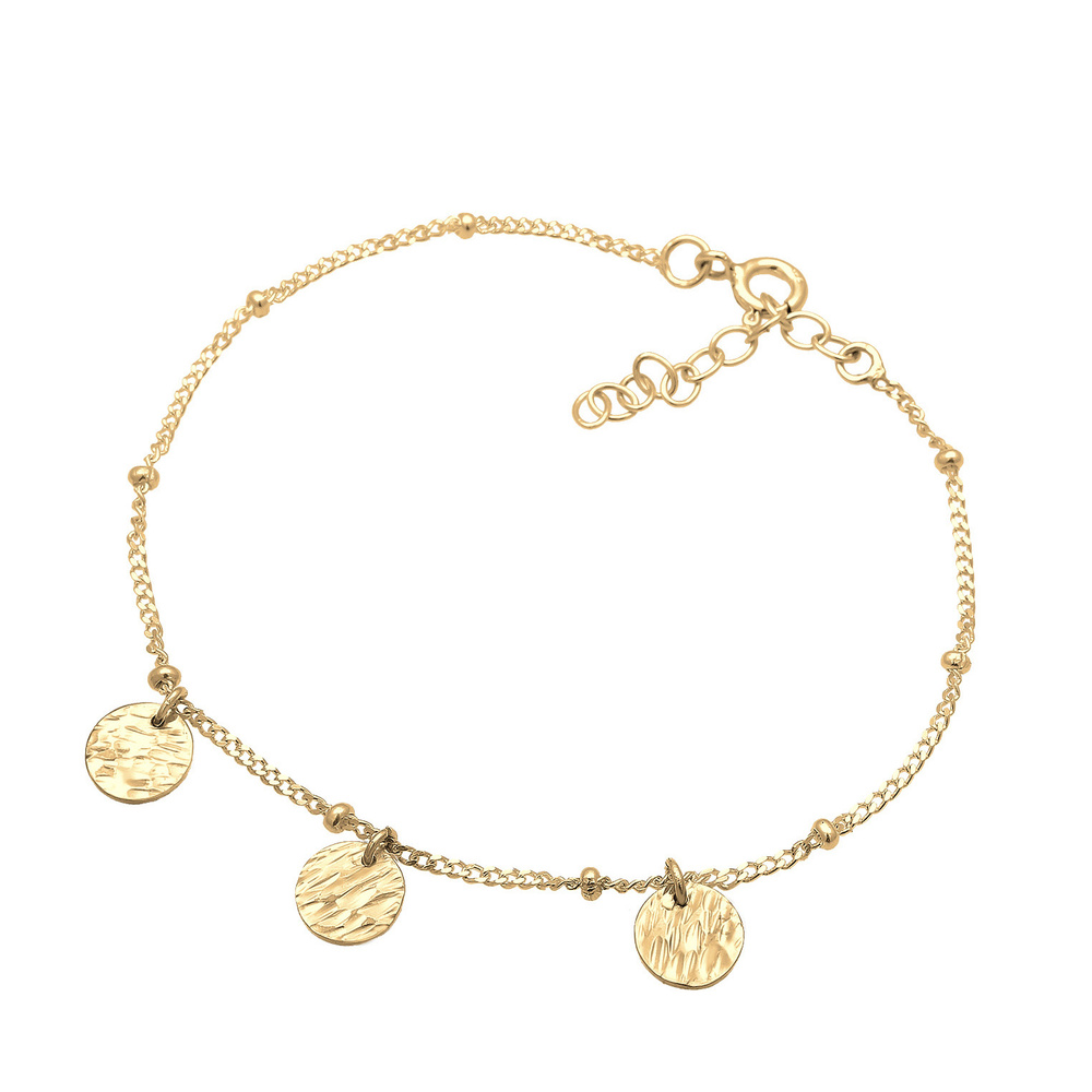 Elli Elli Bracelet Femmes Plaquette Pendentif Fin en argent sterling 925 Bracelet