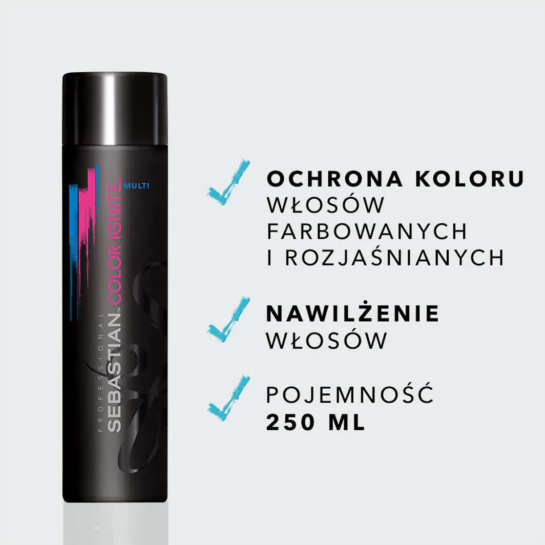 Sebastian Color Ignite višenamjenski šampon za kosu 250 ml