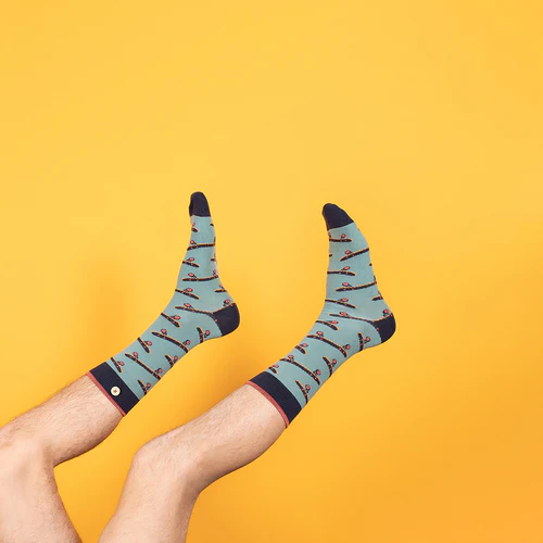 Chaussettes Eliot & Elise vert