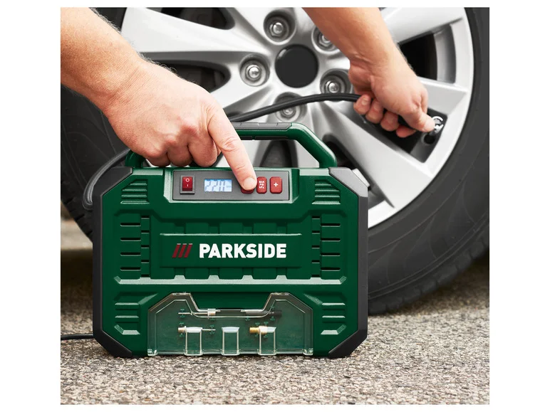 Compressor numérico portátil PARKSIDE® PMK 150 A1, 12 V ou 230 V