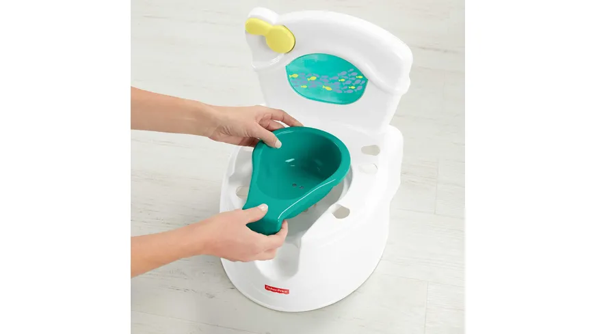 Fisher-Price Meeresrausch Töpfchen mit Musik, Toilettentrainer, Kinder-WC