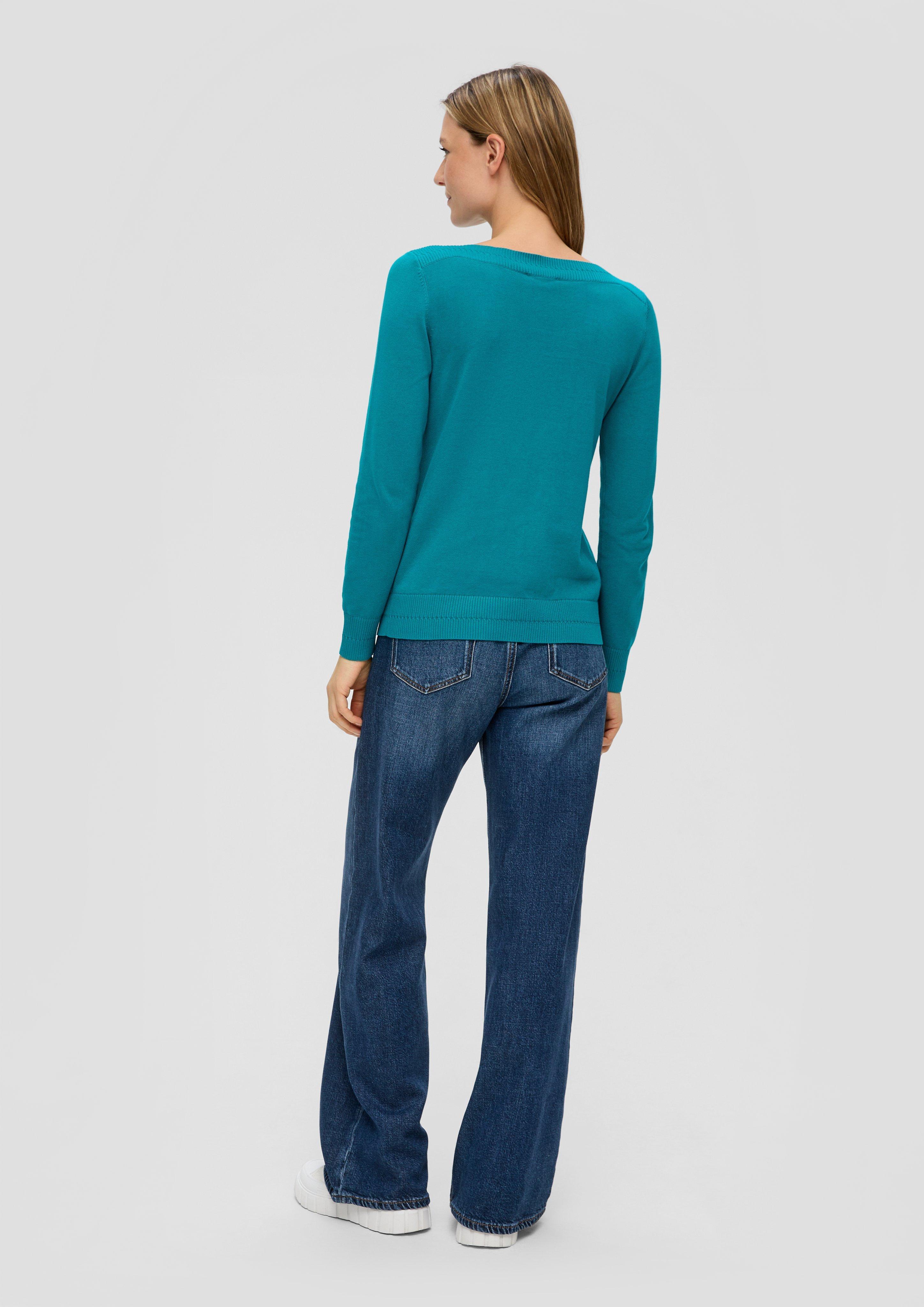 Strickpullover mit U-Boot-Ausschnitt  2140556-6680