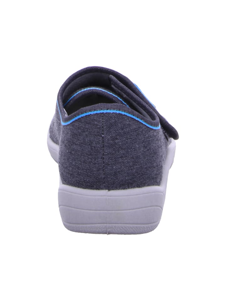 Fischer Markenschuh Hausschuh in grau günstig kaufen