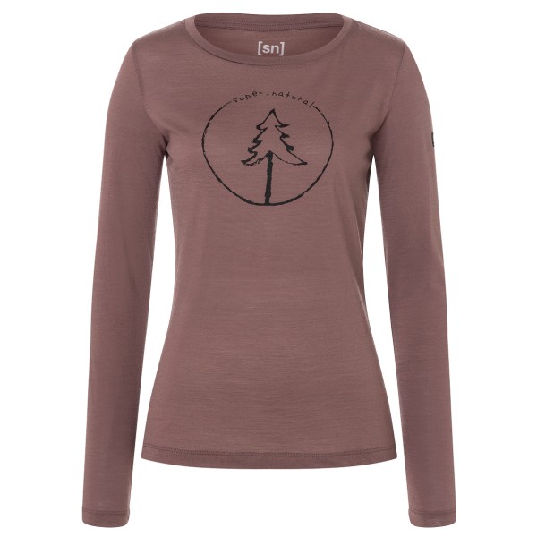 super.natural - Women's Bubble Tree L/S - Longsleeve