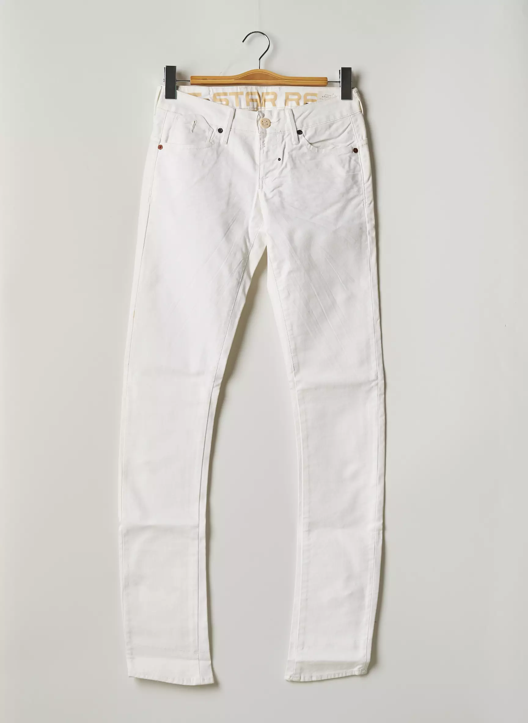 G Star Pantalons Slim Femme couleur beige