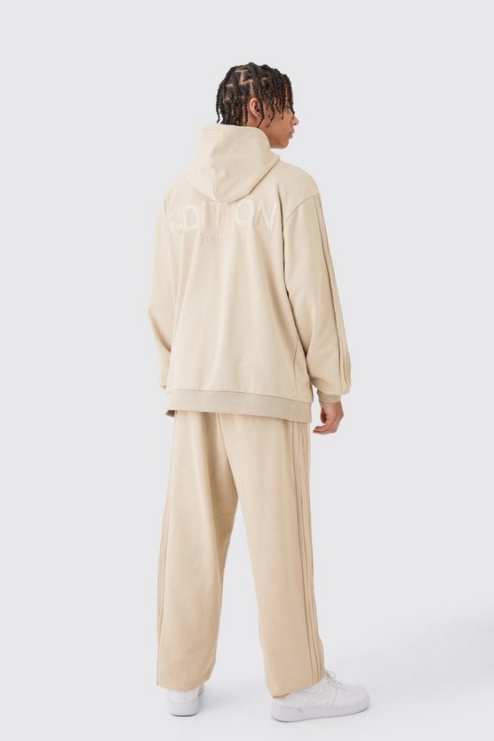 Lockere Jogginghose mit geteiltem Saum