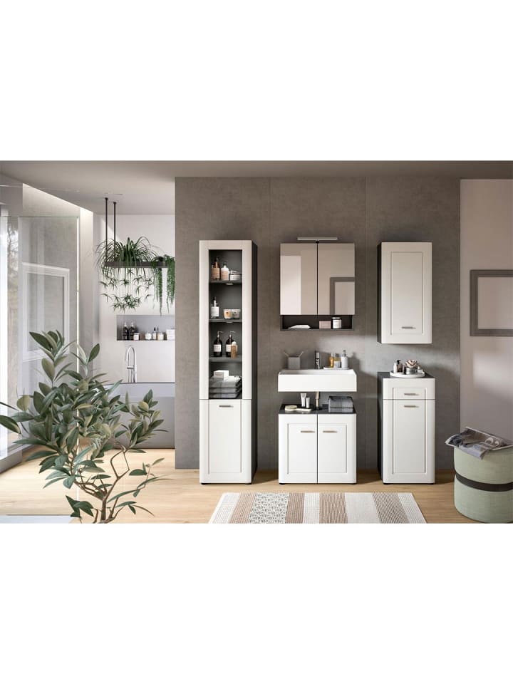 ebuy24 Hochschrank Lago Weiß 40 x 34 cm günstig kaufen onesize